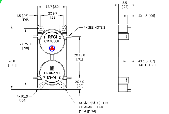RFCI CR2883H˫ѭƵͨϵͳѡ