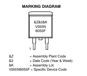 Onsemi���漶��ѹ����MOSFET NVB055N60S5F