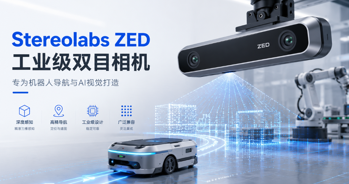 Stereolabs ZED X��ҵ��˫Ŀ���|�����˵�����AI�Ӿ��������